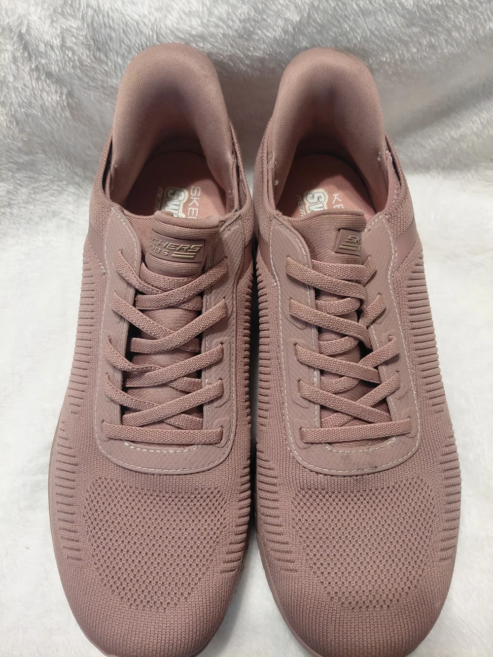 Skechers Women's Slip-On Athletic Sneakers in Dusty Rose Pink